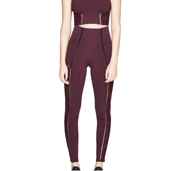 Jonathan Simkhai X Carbon38 Lace-Up Leggings Small - Picture 4 of 8